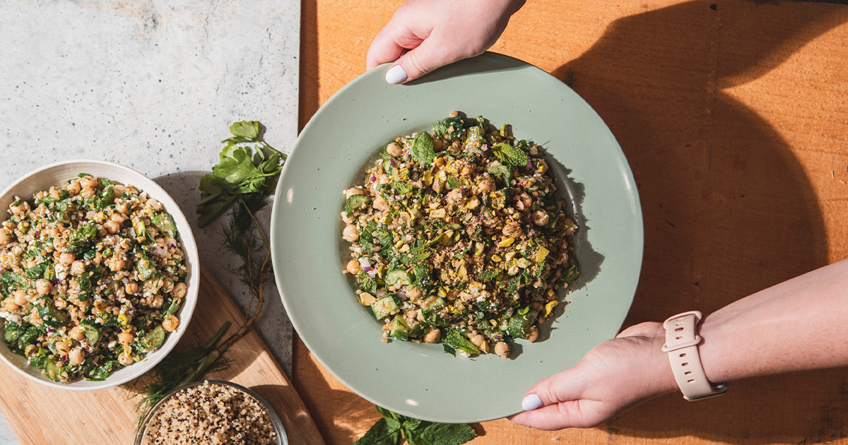 Easy Bulgur Salad in a Jar