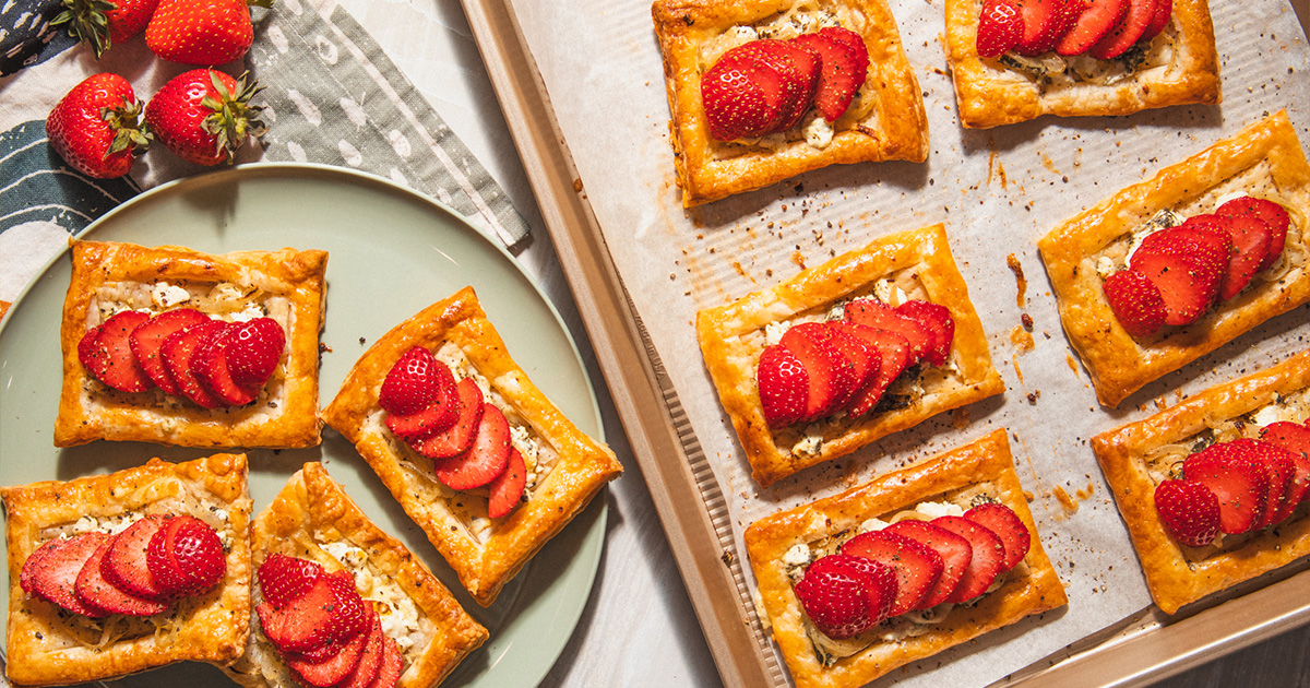 Sweet and Savory Strawberry Tartlets | Pure Flavor®